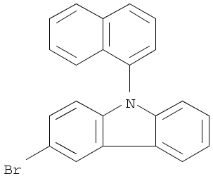 9H-Carbazole, 3-bromo-9-(1-naphthalenyl)-